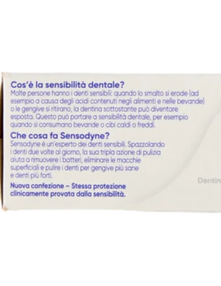 Sensodyne Dentifricio - 75ml - Fresh Cleaning - Con Tripla Azione Di Pulizia